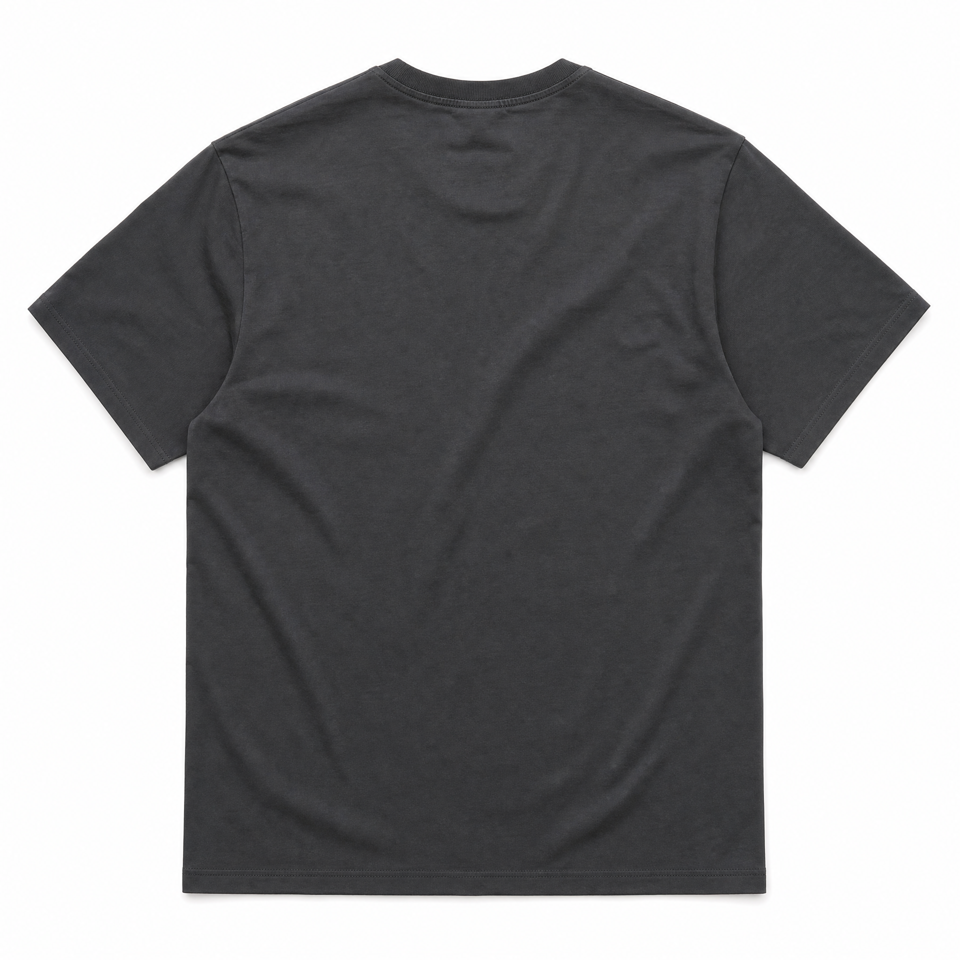 Classic Essential Crew Neck T-Shirt — Charcoal Grey