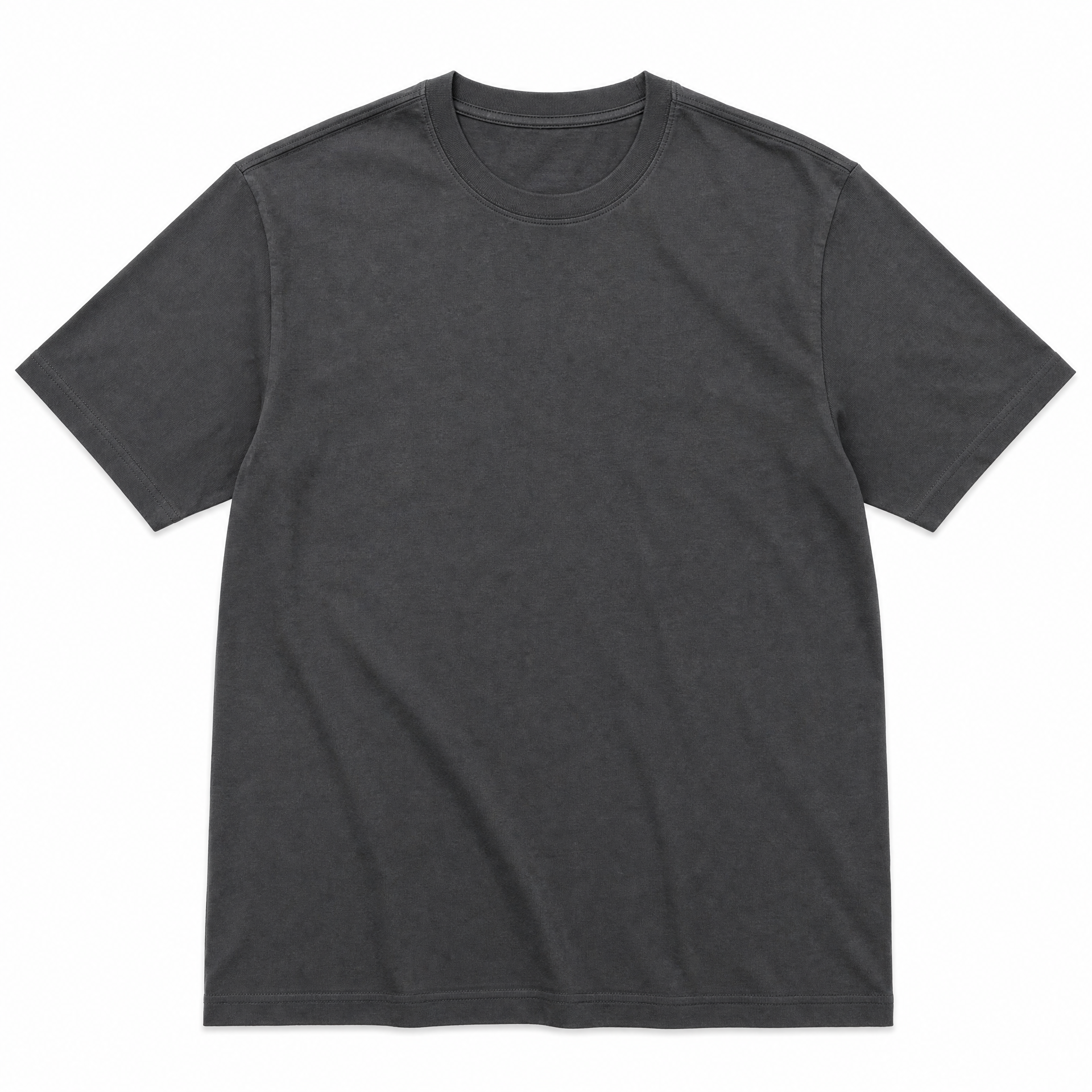 Classic Essential Crew Neck T-Shirt — Charcoal Grey