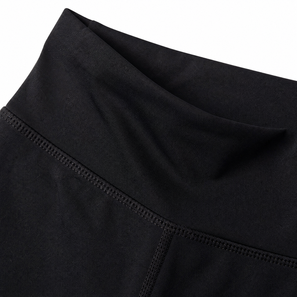 High-Waist Yoga Leggings — Black