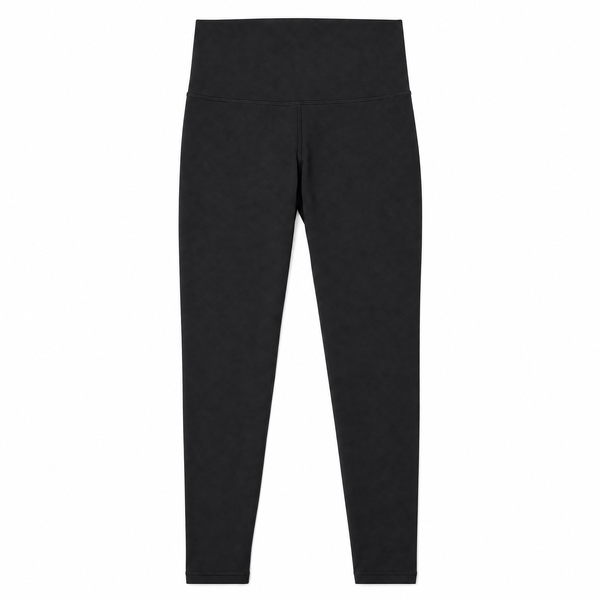 High-Waist Yoga Leggings — Black