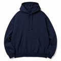 Oversized Pullover Hoodie — Navy Blue