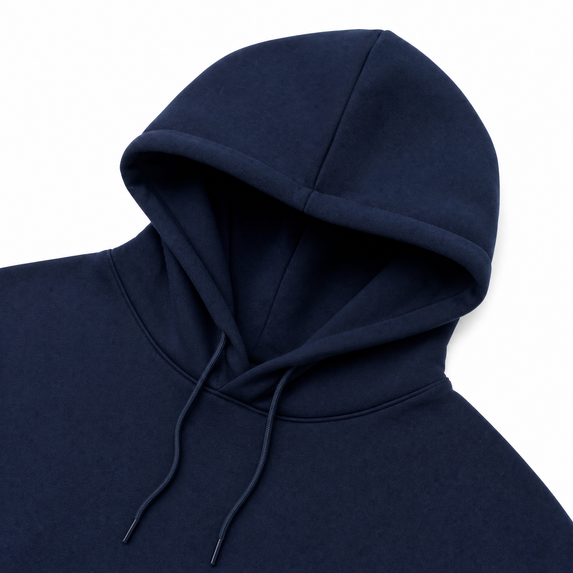 Oversized Pullover Hoodie — Navy Blue