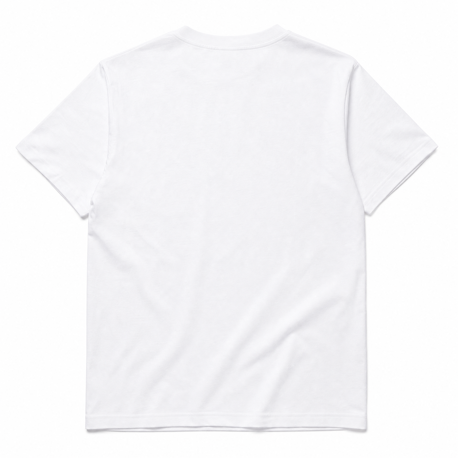 Graphic Print Crew Neck T-Shirt — White