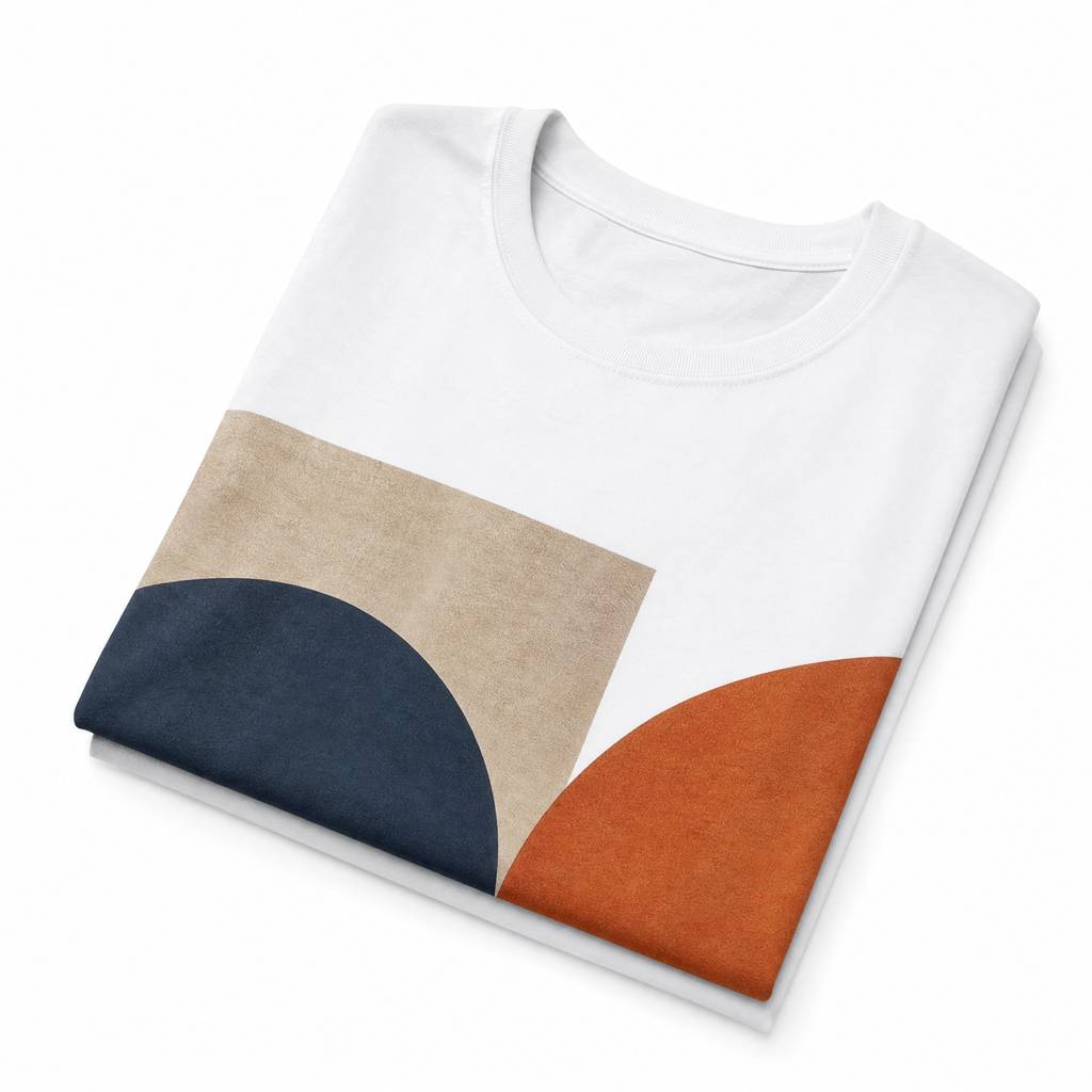 Graphic Print Crew Neck T-Shirt — White